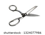 Scissors for sewing isolated on ...