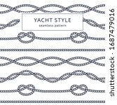 Nautical Rope Seamless Pattern. ...