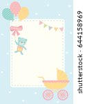 Cute Baby Shower Greeting Card...