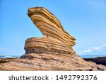 Wavy Lines Of Rock Formation Of ...