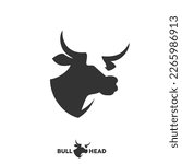  buffalo cow ox bull head logo...