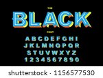 vector of stylized vintage font ... | Shutterstock .eps vector #1156577530