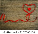 romantic valentines day red... | Shutterstock . vector #1162360156
