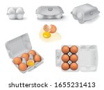 Set Of Egg Boxes With Six Whole ...