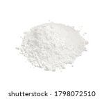 white powder of gypsum  clay or ... | Shutterstock .eps vector #1798072510