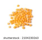 corn balls pile isolated.... | Shutterstock . vector #2104230263