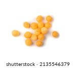 corn balls pile isolated.... | Shutterstock . vector #2135546379