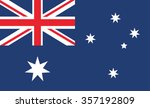 australia flag | Shutterstock .eps vector #357192809