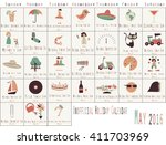 funny unofficial holiday... | Shutterstock .eps vector #411703969