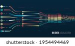 abstract stream information... | Shutterstock .eps vector #1954494469