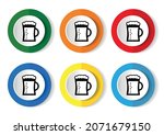 beer in mug  lager  drink... | Shutterstock .eps vector #2071679150