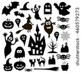 halloween vector icons | Shutterstock .eps vector #460579273
