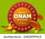 onam festival background for... | Shutterstock .eps vector #1463499413