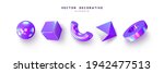 3d render primitive shape set . ... | Shutterstock .eps vector #1942477513