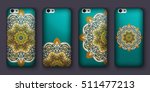 phone case mandala design set.... | Shutterstock .eps vector #511477213
