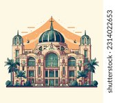 Palacio de Bellas Artes HISTORIC BUILDINGS MEXICO FILE VECTOR