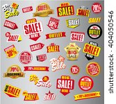 sale tags. sale banners set.... | Shutterstock .eps vector #404050546