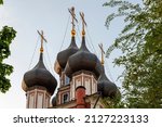 Black Domes Of An Orthodox...