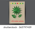modern vector brochure flyer... | Shutterstock .eps vector #365797439