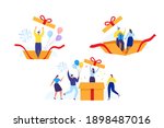 birthday party. people... | Shutterstock .eps vector #1898487016