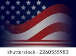 American flag background with copy space area. suitable for all day events. Such as : President