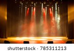 scene  stage light with colored ... | Shutterstock . vector #785311213