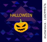 halloween pumpkin vector... | Shutterstock .eps vector #1182999376