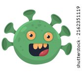 funny bacteria vector cartoon... | Shutterstock .eps vector #2162351119