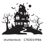 illustration of silhouette a... | Shutterstock .eps vector #1783014986