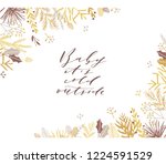 elegant stylish christmas... | Shutterstock .eps vector #1224591529