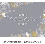 elegant stylish christmas... | Shutterstock .eps vector #1248969736
