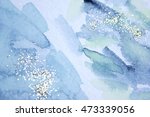 Abstract Watercolor Glittery...