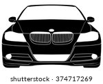 Vector Isolated Car Silhouette