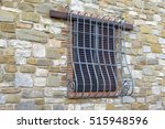 Window With Iron Grating On...