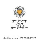decorative slogan with cute... | Shutterstock .eps vector #2171334959