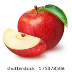 Isolated apples. whole red...