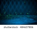 green glitter lights background.... | Shutterstock . vector #484637806
