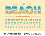 Summer Beach Alphabet And...
