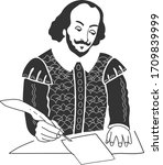 Vector Drawing Shakespeare...