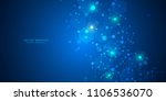 molecular structure background. ... | Shutterstock .eps vector #1106536070