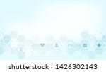 abstract medical background... | Shutterstock .eps vector #1426302143