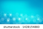 abstract medical background... | Shutterstock .eps vector #1428154883