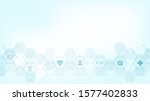 abstract medical background... | Shutterstock . vector #1577402833