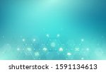 technology background with flat ... | Shutterstock . vector #1591134613