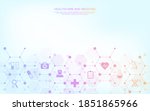 medical background and... | Shutterstock .eps vector #1851865966