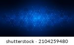 molecular structure and... | Shutterstock . vector #2104259480
