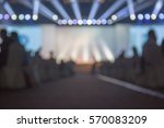 Blurred background of event...