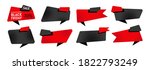 black friday sale empty banner... | Shutterstock .eps vector #1822793249