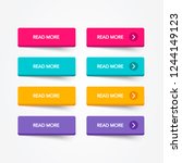 read more colorful 3d button... | Shutterstock .eps vector #1244149123