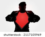 vector illustration superhero... | Shutterstock .eps vector #2117105969